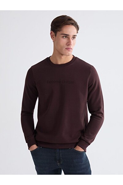 LC Waikiki Hanorac pentru bărbați cu imprimeu Crew Neck