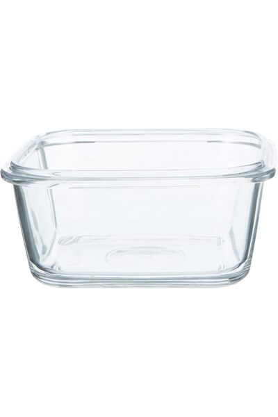 Mask L Av Fresco Square Lockable Glass Storage Container Set of 2 1150 Cc