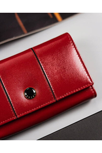 Other Women's leather wallet with snap closure - Peterson