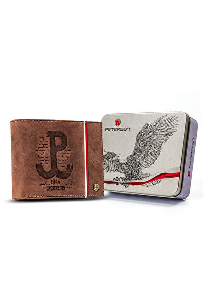 Other Men's leather wallet with a patriotic pattern - Peterson