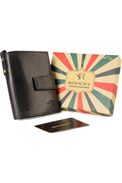 Other Men's leather wallet in retro style - Rovicky