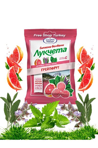 Zaharni Zavodi Adaçayı ve Naneli Greyfurt Aromalı Lukçeta 75 Gr