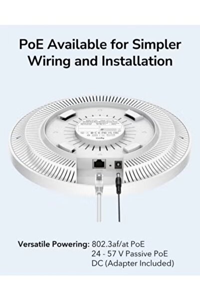 cudy Kodi AC1200 Gigabit Wireless Access Point, Gigabit RJ45, Business WiFi Solution with Networking Support.