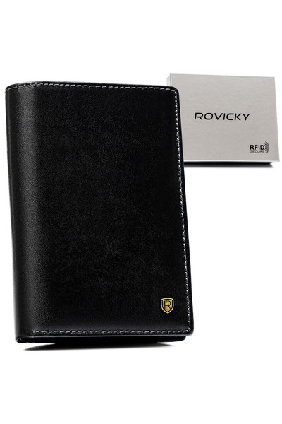 Other Portofel bărbătesc din piele N74-RVT NEGRU