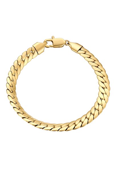 True Rebels Edelstahlarmband Armband Edelstahl gelbgold