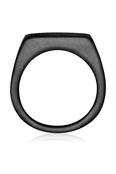 True Rebels Edelstahlring Ring Edelstahl schwarz