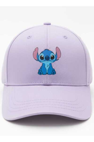 patasarım Stich Baskılı çıt çıtlı şapka