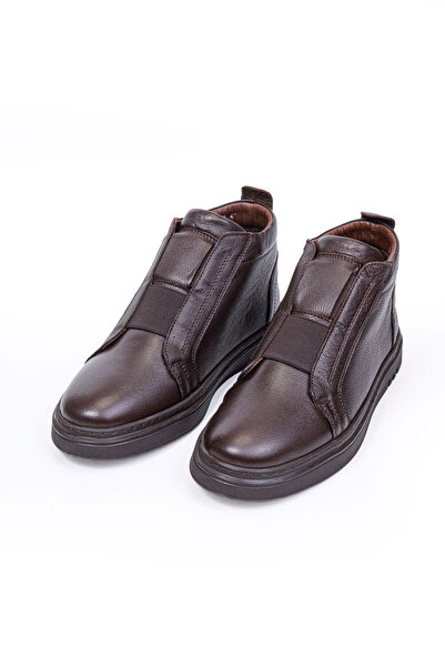 Vantaggio Notte Brown 100% Genuine Leather Men's Boots