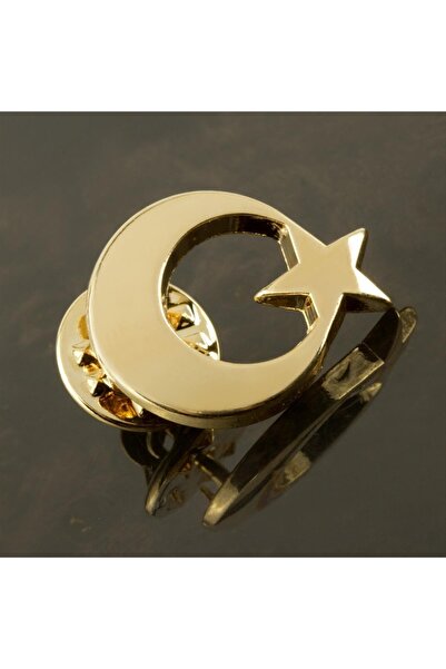 ZERO LAND TECHMRT Moon Star (11437) Insignă pentru guler-Galben