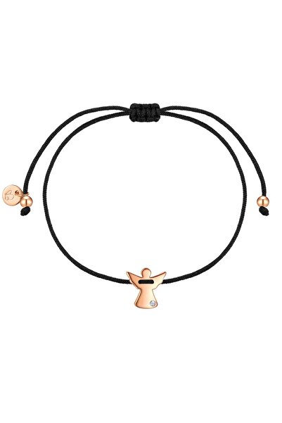 Glanzstücke München Textilarmband Armband Sterling Silber roségold Textil (sc...