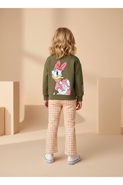 KidsSel Girl's Printed Model 3 Thread Cotton Fabric Bottom Top Set