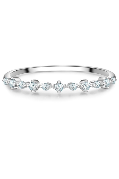 Glanzstücke München Silberring Ring Sterling Silber Zirkonia weiß