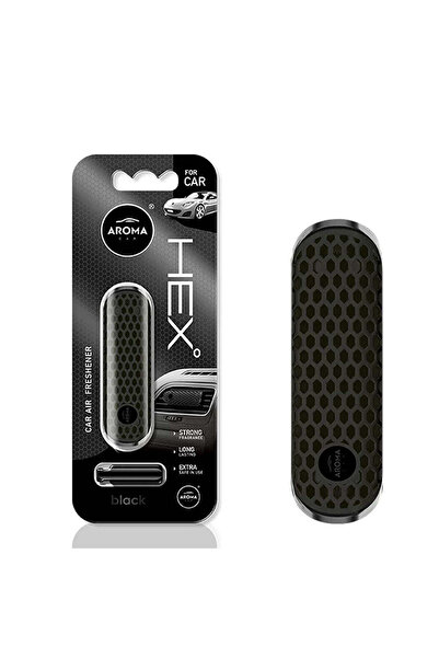 Aroma Car Hex Car Air Freshener - Black