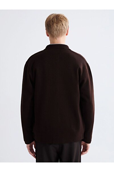 LC Waikiki Lcw Vision Polo Collar Men's Knitwear Cardigan