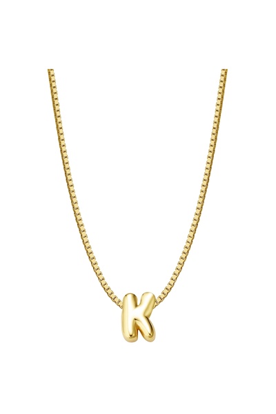 Glanzstücke München Silberhalskette Kette mit Anhänger Sterling Silber gelbgold