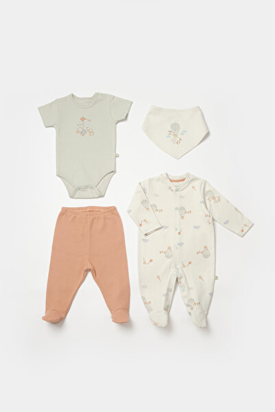 Biorganic Teach Me Jumpsuit 4 Piece Set