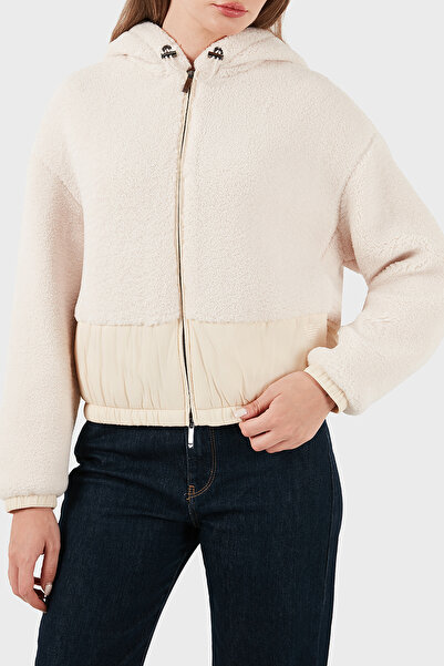 Emporio Armani Soft Textured Regular Fit Hooded Coat Coat Ew001371 Af16465 U1144