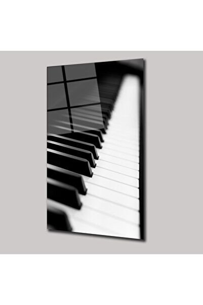 SteelArtDec PİYANO TUŞLARI - CAM TABLO - DEG0264