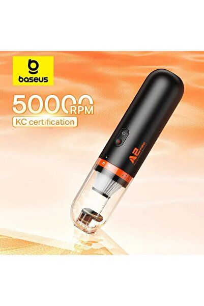 Baseus Small Portable Car Vacuum Cleaner 6000Pa, 2-in-1 Vacuum & Blower