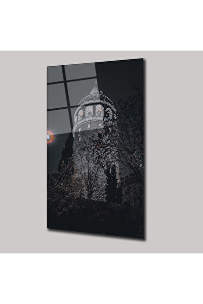 SteelArtDec İSTANBUL GALATA KULESİ - CAM TABLO - DEG0254