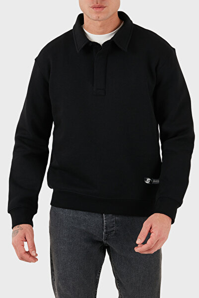 Guess Nicco Бавовняний Regular Fit з логотипом на ґудзиках Поло з коміром Sweat Z5BQ15K9V31 Чоловічий SWEAT Z5BQ15 K9V31