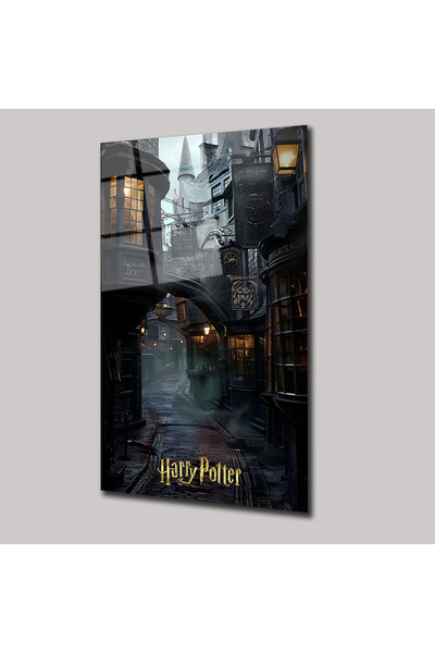 SteelArtDec HARRY POTTER DIAGON YOLU - CAM TABLO - DEG0256