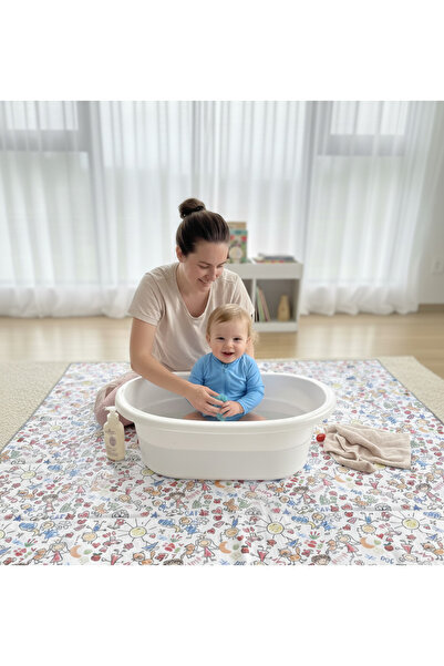 yorni 145x100cm, Küvet ve Banyo Oturağı Altı için %100 Su Geçirmez Çok Amaçlı...