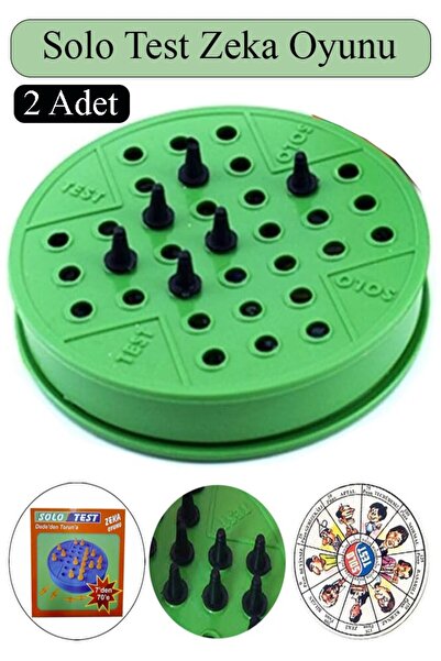 Artlantis Solo Test Zeka Oyunu 2 Adet Plastik Solotest Beyin Jimnastiği Oyunc...