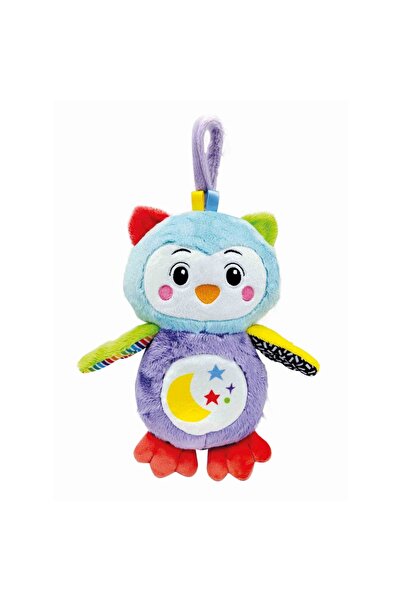 CLEMENTONI Baby plush toy - Owl, with lights and sounds (CL17801)
