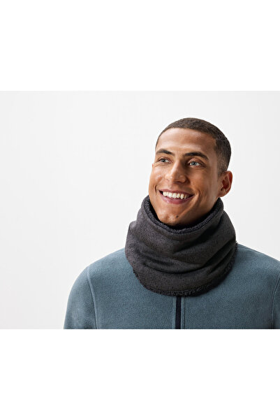 Tchibo Knitted Fleece Neck Collar, Anthracite