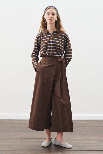 Manuka POLO YAKA ÇİZGİLİ TSHIRT MAVİ