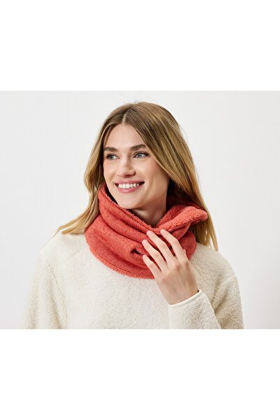 Tchibo Knitted Fleece Neck Warmer, Orange