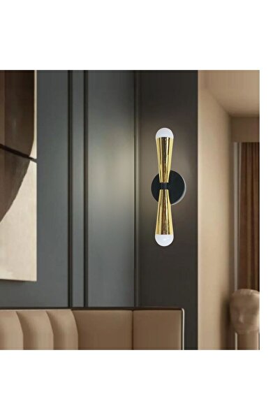 LBX LİGHTİNG BOX Yıldız Home Mermi Sconce 2Nd Piece Black-Yellow Rustic