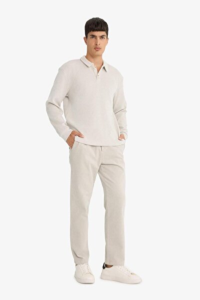 DeFacto Relax Fit Straight Leg Trousers E8177Ax25Au