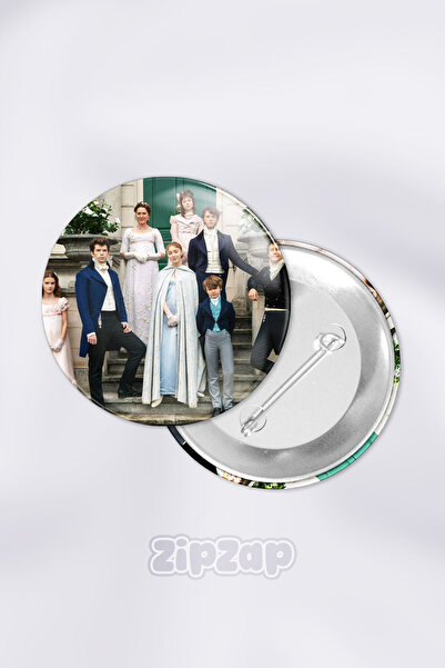 ZipZap مجموعة زينة حقائب من سلسلة بريدجرتون مع دبابيس وأزرار (قطعة واحدة)