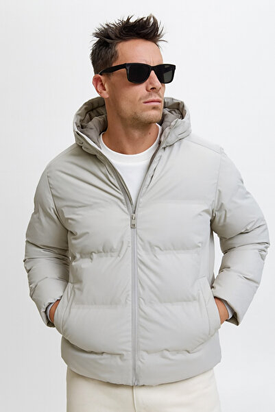 Jack & Jones Jack&J Puffer Jacket Cold-Proof Men's Puffer Coat