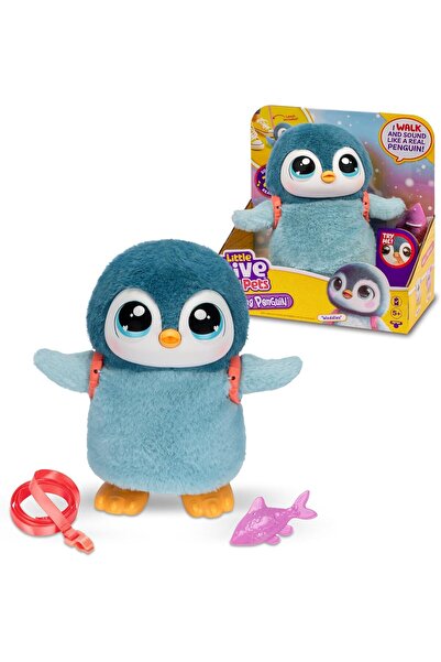 LITTLE LIVE PETS My Walking Penguin - Waddles, Interactive Penguin, 25+ Sounds and Reactions, Walks, Dances and Flaps Its Wings