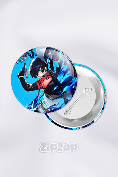 ZipZap مجموعة شارات زينة لحقيبة ألعاب الفيديو بيرسونا 3 (قطعة واحدة)