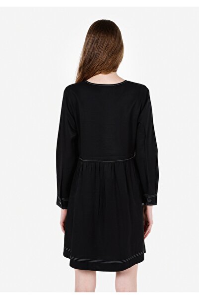 Colin's Women's Black Dress with Regular Fit