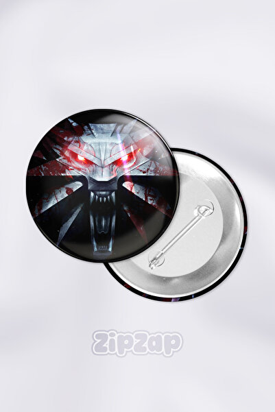 ZipZap مجموعة شارات زينة لألعاب الفيديو من سلسلة The Witcher 3 (جيرالت وسيري)...