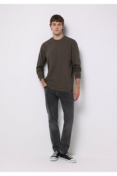 Colin's Ανδρικό μακρυμάνικο μπλουζάκι Comfort Fit με στρογγυλή λαιμόκοψη