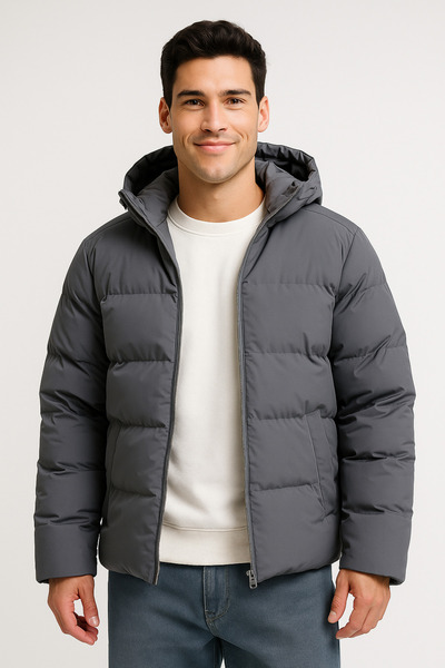Jack & Jones J&J Puffer Jacket Men's Cold-Proof Coat