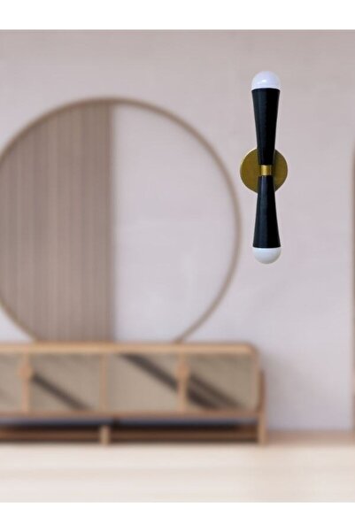 LBX LİGHTİNG BOX Yıldız Home Mermi Sconce 2Nd Piece Black-Antique Rustic