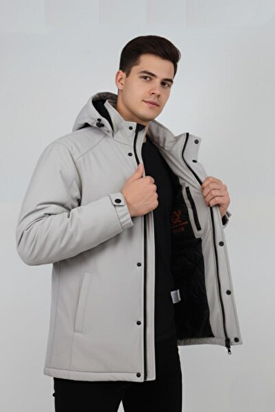 DYNAMO Erkek Kapüşonlu Spor Mont Regular Fit 3013 BGL-ST04908