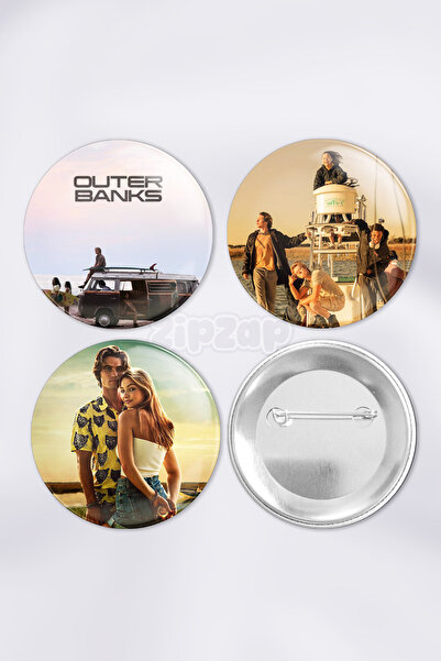 ZipZap Set de insignă cu buton cu ace pentru decorarea genți de mână din seri...