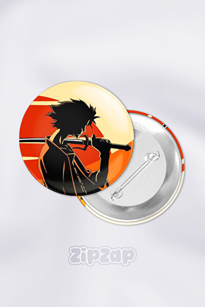 ZipZap مجموعة شارات زينة حقيبة أنيمي ساموراي تشامبلو (قطعة واحدة)