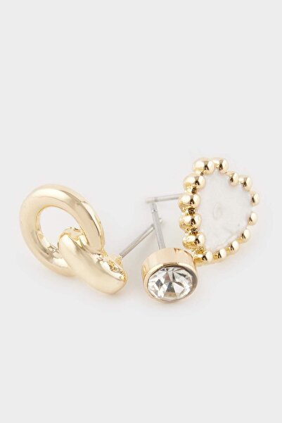 DeFacto Kadın 6lı Gold Küpe F7666AXNS