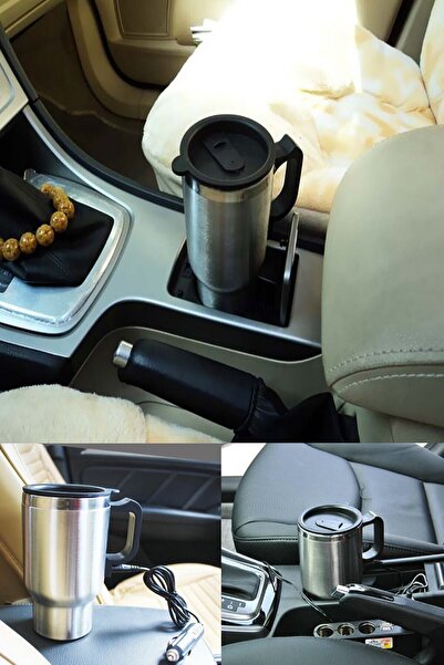 Yu Su Tools Uzun Seyahatlerinizde Içeceğinizi Sıcak Tutacak 12v Çakmaklık Girişli Araç Içi Su Isıtıcı Termos