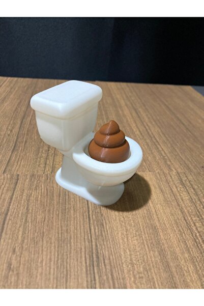 Mynivora Tuvalet Clicker Mekanik Stres Giderici Masa Süsü | PLA 3D Baskı Komi...
