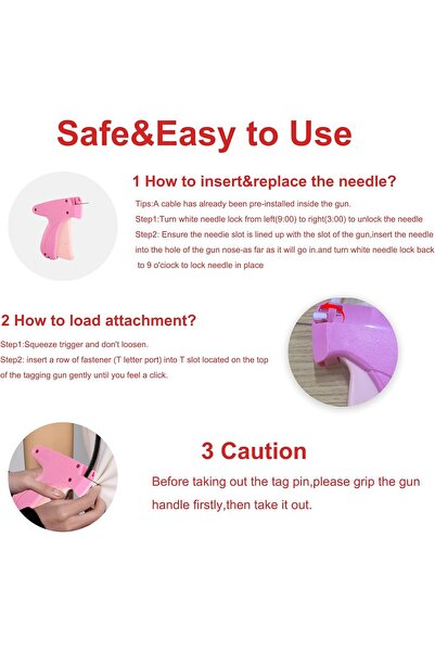 MUMO No-Sew Hemming Tool - Stitch Gun for Clothes (1000 Fasteners & 6 Needles)